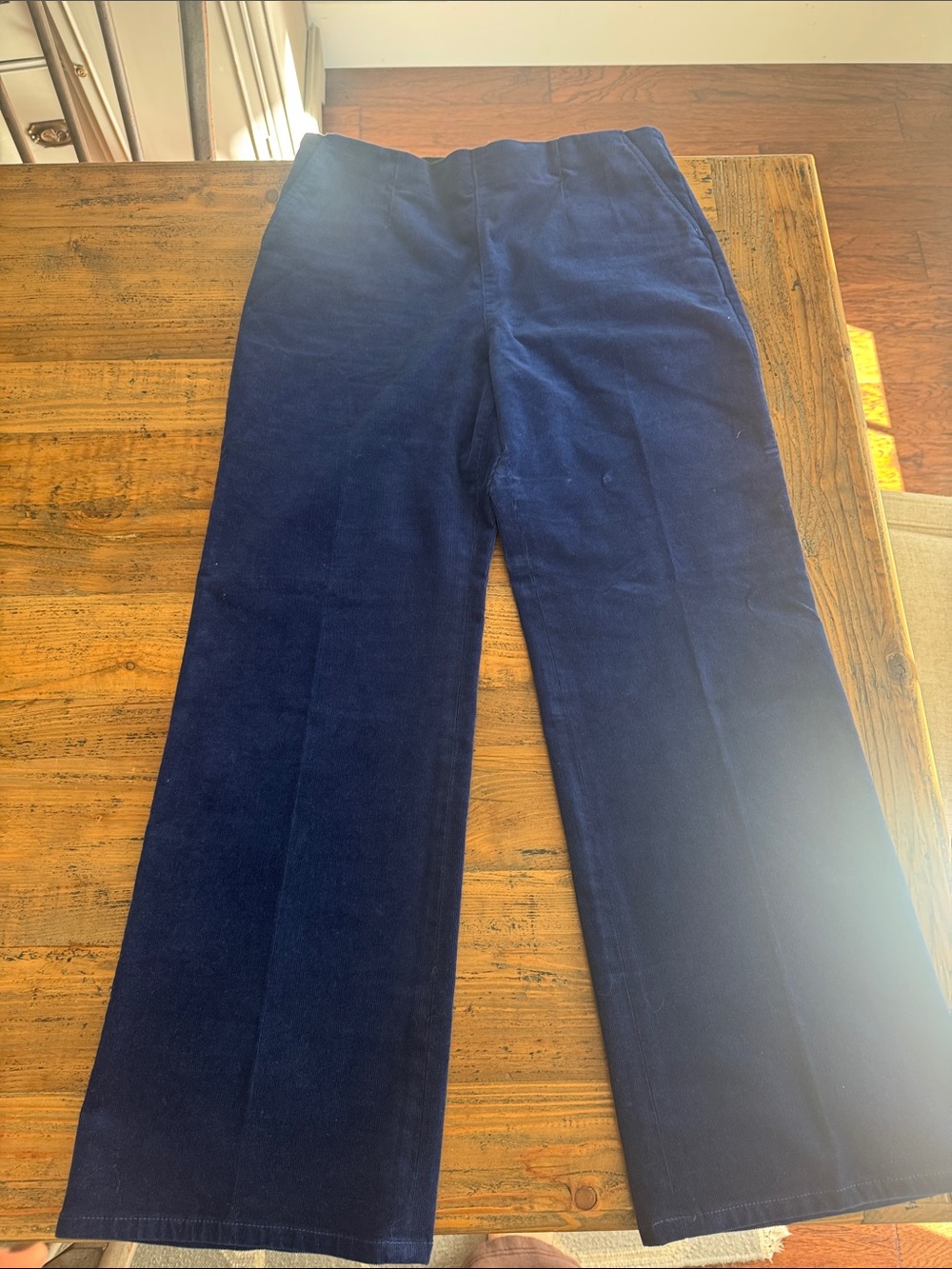 NWOT! Talbots Indigo Blue Corduroy Pants